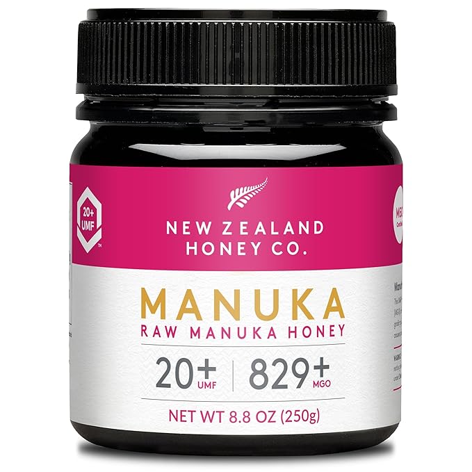 New Zealand Honey Co. Raw Manuka Honey UMF 20+ / MGO 829+ | UMF Certified Raw Medical Grade Honey | 8.8oz