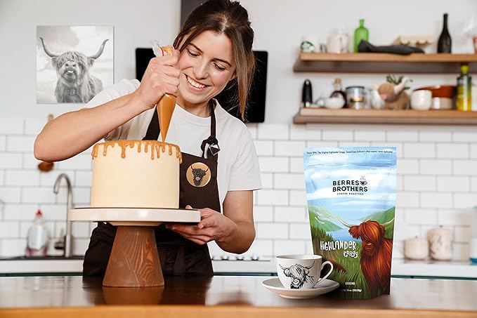 Berres Brothers Highlander Grogg Whole Bean Coffee 2 Pound Package Combination of Caramel, Butterscotch and Hazelnut, 2 LB Whole Bean Coffee Medium Roast
