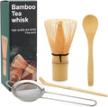 Matcha Whisk Set,Matcha Whisk,Matcha Set,Bamboo Whisk,Matcha Kit,Chasen Matcha Stirrer,Made from 100% Natural Bamboo,Durable and perfect for making matcha tea