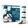 COZY INDIGO COFFEE - BEATS Cold Brew Light Medium Roast Instant Freeze Dried Specialty Coffee, 24 Capsules, 100% Arabica, Enjoy Cold or Hot, Perfect for Travel and On The Go