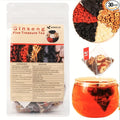 Ginseng Five Treasures Tea - 6 Precious Herbs Kidney Cleanse & Detox Tea, Traditional Chinese Organic Herbal Blend with Ginseng, Goji, Red Date for Men & Women (30 Bags)