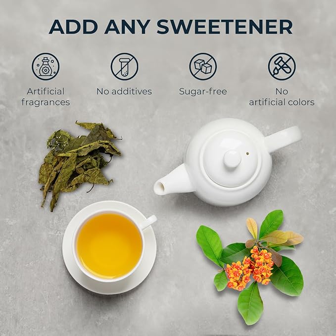 Celastrus Hindsii Leaf Tea - Re-Steep Pure Whole Leaves Vacuum Sealed - 4.23 oz, Support Health,System, Natural Herbal Tea, No Sugar, No Additives