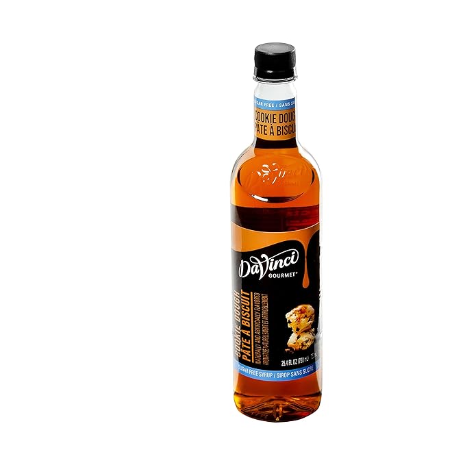 DaVinci Gourmet Sugar-Free Cookie Dough Syrup, 25.4 Fluid Ounces (Pack of 1)