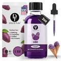 Dolce Flav Purple Ube Extract – 2 Ounce Water-Soluble Kosher, Sugar-Free, Concentrated Sweet Ube Flavoring for Baking, Ice Cream & Pastries, Includes Measured Dropper