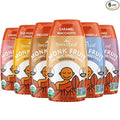 SweetLeaf Liquid Monk Fruit - Variety Pack, Monk Fruit Liquid Sweetener Drops, Organic Monk Fruit Extract, Zero Calorie Sweetener, Sugar Free, Keto Friendly, Erythritol Free - 1.7 Fl Oz (6-Pack)