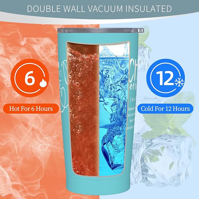 Nurse Christmas Gifts for Women - RN/LPN Gifts for Nurses - Gift for Nurse Practitioner - Nursing Student Gift, 20 oz Stainless Steel Tumbler With Lid & Straw
