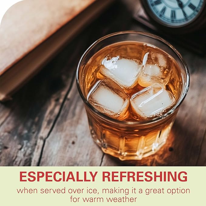 WT WEETEE Decaf Ginger Peach Black Tea Bags 50 Counts, Made of Decaffeinated Black Tea, Ginger & Natural Peach Flavor, Flavored Fruit Tea Bags