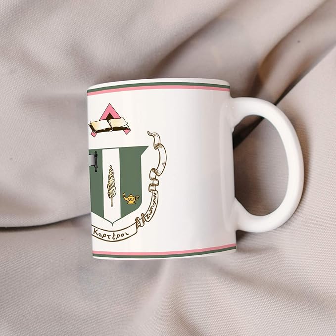Delta Zeta Ceramic Coffee Mug 11 OZ Tea Cup (Delta Zeta - 4)