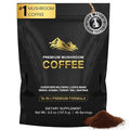 DLNIA Instant Organic Mushroom Coffee with 12 Adaptogenic Mushrooms, Arabica Beans, Coconut Milk & MCT Oil | Cordyceps, Lion’s Mane & Turkey Tail Instant Coffee for Better Energy, Focus, Digestion, Immunity