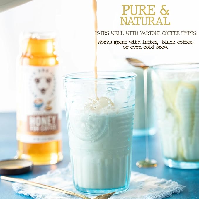 Savannah Bee Honey for Coffee - Natural Sweetener - Perfect to Off Set Bold Coffee Flavor