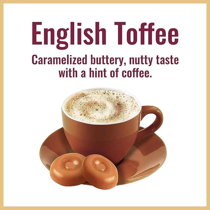 Hills Bros. Flavor Coffee (English Toffee, 16 Ounce (Pack of 2))