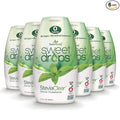 SweetLeaf Sweet Drops - Flavored Stevia Liquid Sweetener, Stevia Extract, Zero Calories, Gluten Free, Keto Friendly, Non GMO, Natural Flavors, Sugar Alternative - Stevia Clear, 1.7 Fl Oz (Pack of 6)