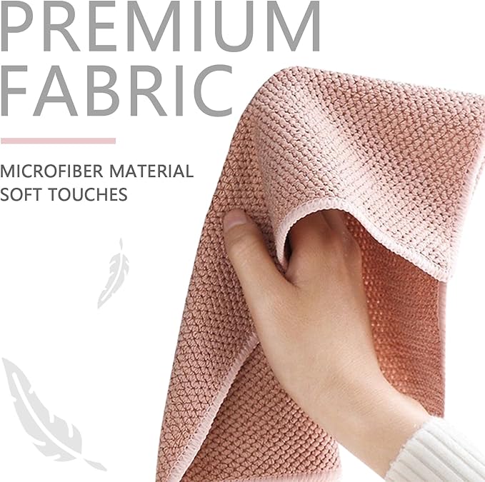 12Pack Barista Towels, Barista Microfiber Cloths, Coffee Cleaning Accessories for Espresso Machine, Steam Wand, Countertop,12”x12”