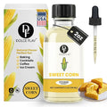 Dolce Flav Natural Sweet Corn Extract – 2 Ounce Water-Soluble Kosher, Sugar-Free, Concentrated Savory-Sweet Corn Flavor for Baking, Cornbread & Ice Cream, Includes Measured Dropper
