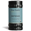 Tea Forte Defense Premium Organic Loose Leaf Caffeinated Green Tea Blend Canister, Makes 35-50 Cups