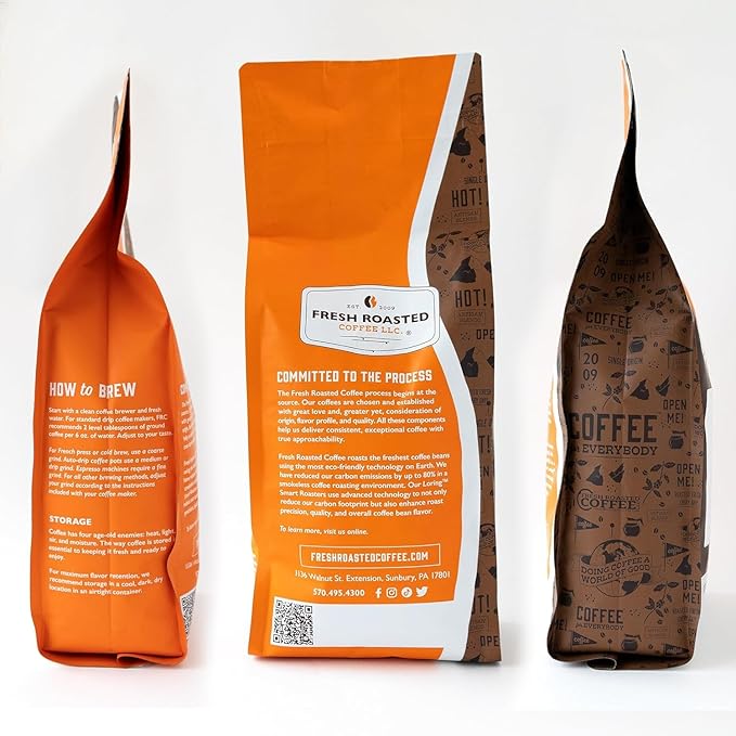 Fresh Roasted Coffee, Sangallo Italian Craft Artisan Blend, 12 oz, Medium Roast, Kosher, Ground