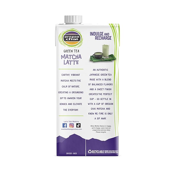 Oregon Chai Matcha Tea Concentrate, 32 Fluid Ounces (Pack of 1)