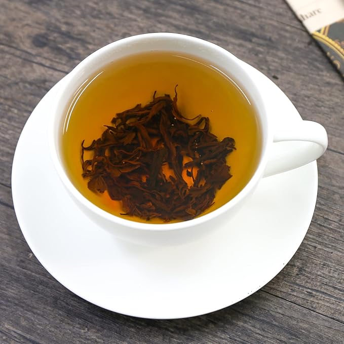 FullChea - Golden Monkey Tea - Chinese Black Tea Loose Leaf with Gold Tips - Health Tea (8.8oz / 250g)