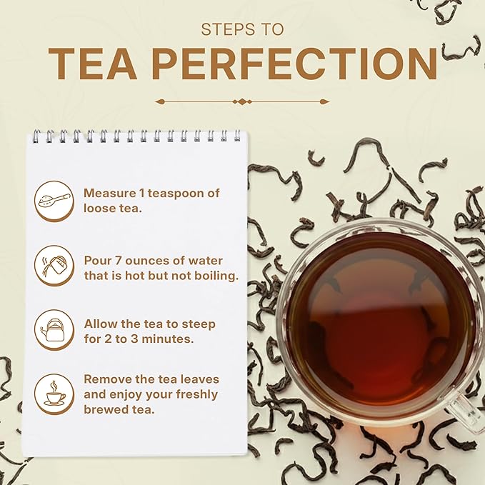 Tealeaf & Co. Classic Assam CTC Chai - 100% Pure Loose Leaf Black Tea - Low Caffeine Premium Tea - Upto 50 Servings (3.52oz/100gm)