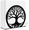 Napkin Holder for Table, Standing Napkin Dispenser Outdoor Farmhouse Black Cocktail Napkin Holders for Kitchen Coffee Shop Dining Room (4.7"x 1.6"x 4")