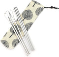 JASHII Matte Long Handle Spoon Cocktail Mixing Stirring Spoons Iced Tea Coffee Spoons with 8.6 inch Long Handle Brushed SUS304 Stainless Steel, 6-Piece