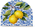 Lemon Tile Blue Napkin Holder for Table Paper Cocktail Napkin Holders for Kitchen Dinning Acrylic Dinner Napkin Dispenser for Dinner Home Decor Bar 2 Pack