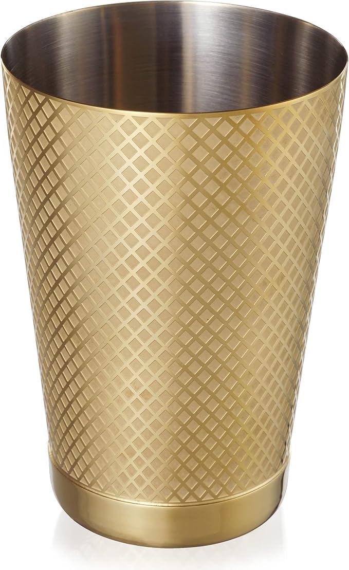 Barfly 18 oz. Diamond Lattice Shaker, Gold Plated