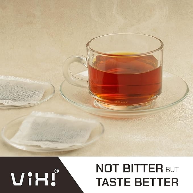 VIXI Flavored Ginger Black Tea Bag, Vietnam's Mountain Tea, 100 Counts, 100% Natural from Ancient Tee Tree, Black Tee Blend with Ginger for Hot and Cold Brew (Vietnamese Taste, 7.0 Oz)