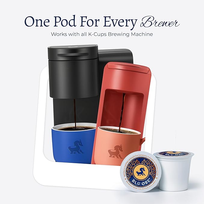 Blu Ore Premium Vietnamese Coffee Pods - Dark Roast - Recyclable Single Serve K-Cup Compatible (24 Count) - 100% Arabica Coffee, No Preservatives or Artificial Flavor