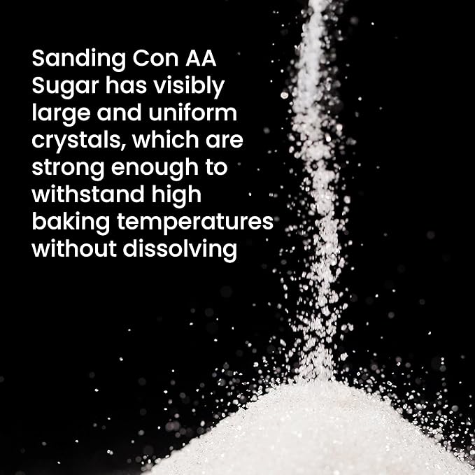 The Spice Lab Confectioners Sugar - White Extra Coarse Con AA Sugar Crystals for Baking and Cupcake Decorations - 1 Pound - Excellent for Decorating Cookies & Candy - Greatfor Bakeries (11.4 Oz)