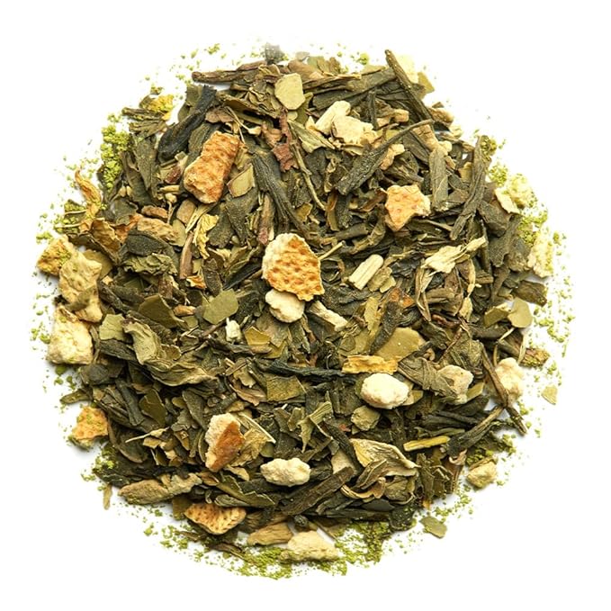 Palais des Thés - Sunrise Wake Up - Green Tea, Mate & Grapefruit - Premium Tea Bags, Serves 20 Cups
