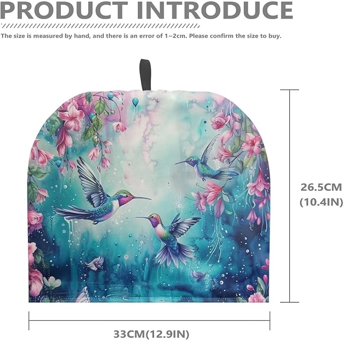Hummingbird Tea Cozy for Teapot Insulated Floral Teapot Cozy for Women Gifts Thick Tea Cosy for Teapot Home Kitchen Accessory