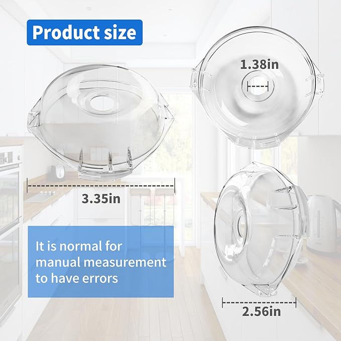106458S Cutter Bowl Lid Compatible with Robot Coupe R2,R2B, R2 Dice, R2 Ultra Dice, R2N-ULTRAR100B, R100BCLR, R101B