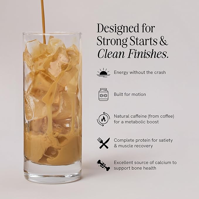 Protein Coffee - High Protein - Real Cold Brew - 20g Protein - 1g Sugar - 100 Calories - No Added Sugar - Coffee - Protein - 11 FL OZ - 12 Pack (Caramel)