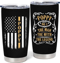Poppy Gifts from Grandchildren, Poppy Grandpa Gifts, Birthday Gifts for Poppy from Grandkids, Best Poppy Gifts for Grandpa from Granddaughter Grandson, Father'S Day Poppy Gifts, Poppy Tumbler 20 Oz