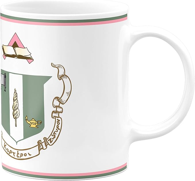 Delta Zeta Ceramic Coffee Mug 11 OZ Tea Cup (Delta Zeta - 4)