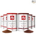 Illy Instant Coffee, Classico Medium Roast & Intenso Dark Roast – Mild & Balanced & Bold & Full-Bodied – 100% Arabica – Sealed for Freshness – 3.3oz Cans (Pack of 6)