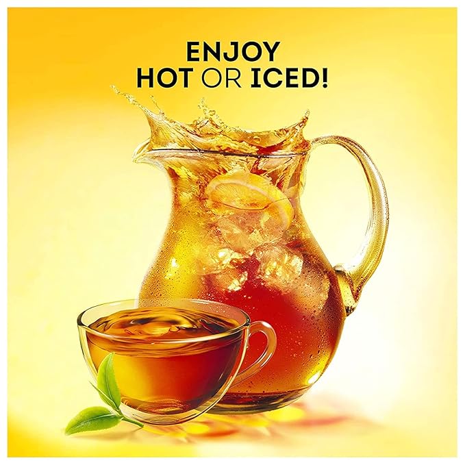 Black Tea Bags, Hot or Iced Tea Bags 100 Count - Individually Wrapped Bold Classic Flavor - Home Office Breakfast Travel Event Holiday