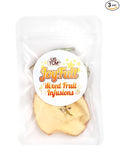 USTCM JoyFull Mixed Fruit Infusions Fruit Tea Single Pack All Natural Dried Fruits Mixed Flavors Make Perfect Tea! 15g (Fig, Snow Pear, Apple, Blackcurrant, Pack of 3)