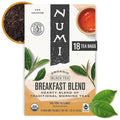 Numi Organic Breakfast Blend Tea, 18 Black Tea Bags, Flavorful Breakfast Tea