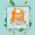 Namaste Chai Instant Tea Premix, Cardamom Chai | Value Pack | Assam Tea | Ready Mix (22g x 10 Sachets, Powder)