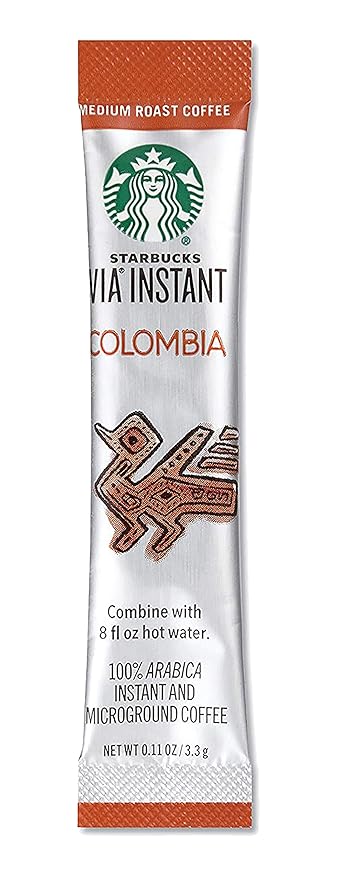 Starbucks VIA Colombia Coffee, 8ct (Pack of 6)
