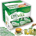 Truvias Natural Stevia Sweetener Packets – 400 Count – Zero Calorie Sugar Substitute, Plant-Based Sweetener, Keto Friendly, Original Flavor, Ideal for Coffee, Tea & Baking