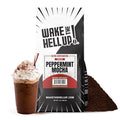 Wake The Hell Up! 1lb Ultra-Caffeinated Peppermint Mocha Ground Coffee, Low Acid, Medium-Dark Roast