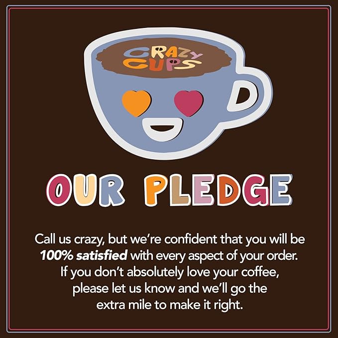 Crazy Cups Flavored Coffee Pods - Santa's Sugar Cookie Coffee, Holiday Blend, Medium Roast, Single Serve for Keurig K-Cup Machines, 22 Count in Recyclable Pods