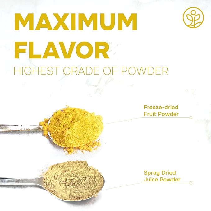 Jungle Powders Passion Fruit Powder 3.5 Ounce, Freeze Dried Passion Fruit Puree Powder for Baking Smoothies Lilikoi Granadilla Additive Free Passionfruit Purée Extract Passion Fruit Juice Supplement