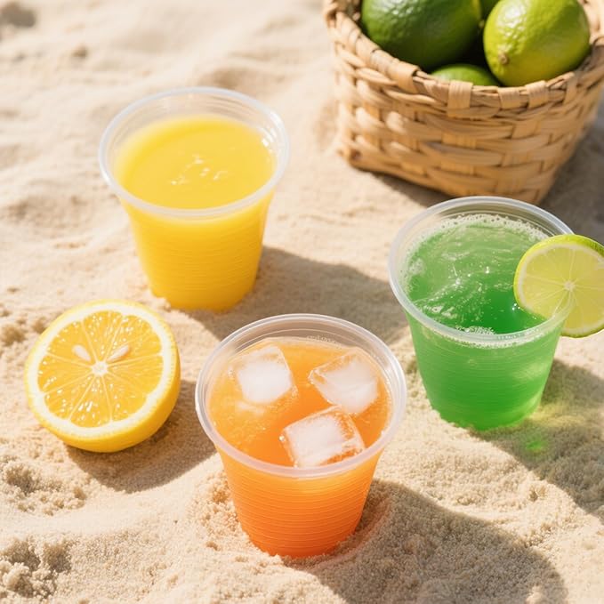 SIUQ 1500 Pack 5 oz Clear Plastic Cups, Disposable Mouthwash Cups, Plastic Cups 5 Ounce, Cold Party Drinking Cup for Party, Picnic, BBQ, Travel, Events and Everyday Use
