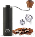 Manual Coffee Grinder for Home Use, Stainless Steel Conical Burr, Espresso Bean Coffee-Grinder, Best Small Portable Mill, Adjustable Grind Settings, Mini Hand Crank, Moledor de Cafe de Grano