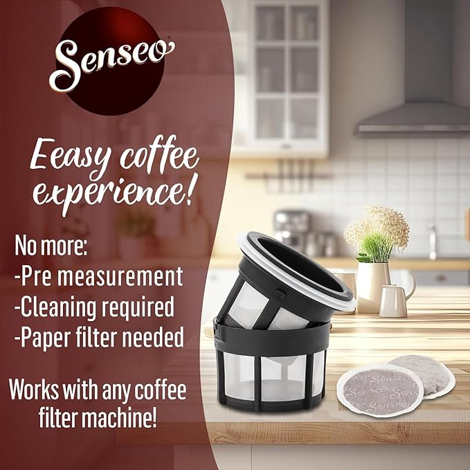 Senseo Espresso Coffee Pods – 48 Count – Powerful & Aromatic Dark Roast – Single-Serve Coffee Pads Compatible with Senseo Machines – Imported from the Netherlands
