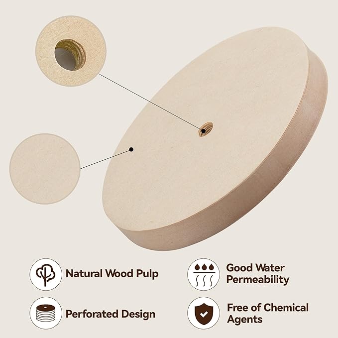 Coffee Filters Compatible with French Press 34oz, 100Pcs Percolator Filters For Bodum French Presses 34oz, Mueller 34oz Coffee Maker, Secura 34oz, Veken 34oz